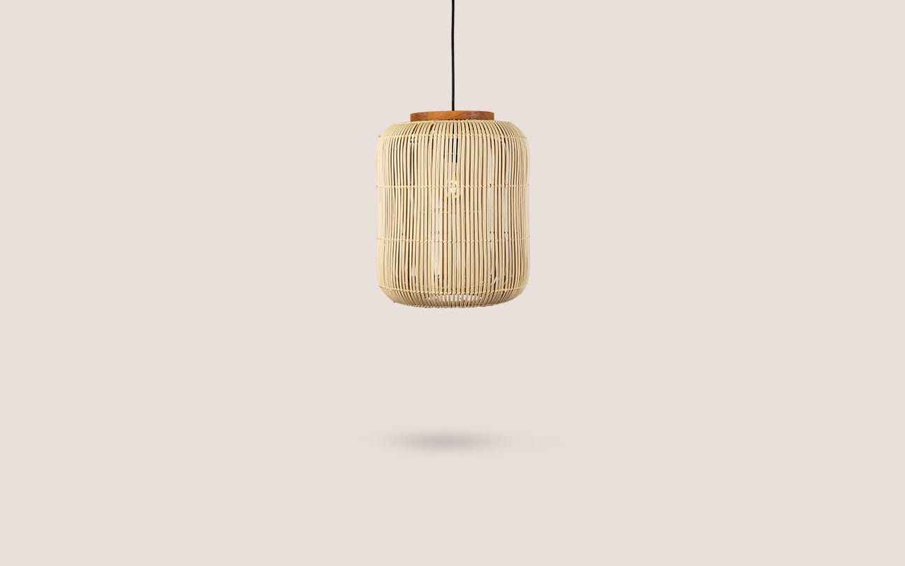 Bright Barrel Hanging Lamp