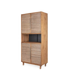 Grace Cabinet 4 Doors 1 Open Rack