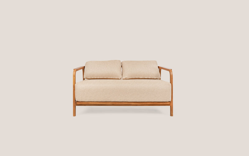 Classy Sofa Pale Khaki - 2 Seats