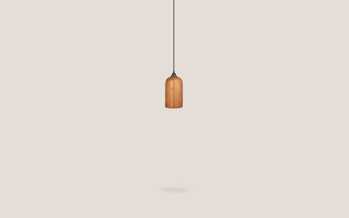 Bullet Houten Hanglamp