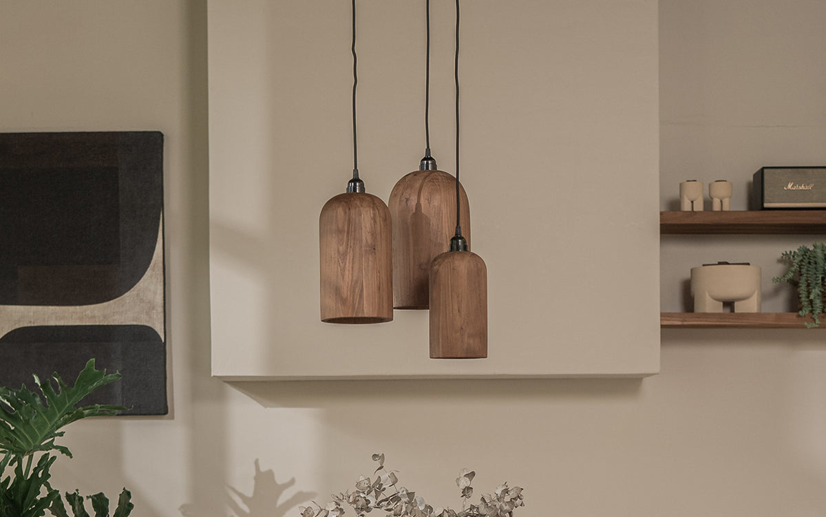 Bullet Houten Hanglamp