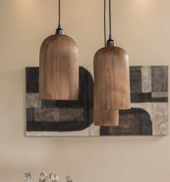 Bullet Wood Lamp Shade