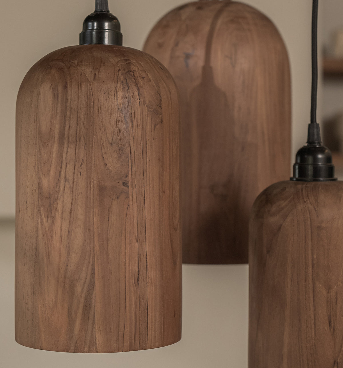 Bullet Wood Lamp Shade