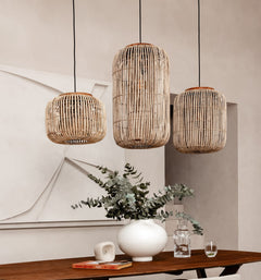 Bright Barrel Hanging Lamp
