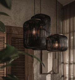 Bright Barrel Hanging Lamp