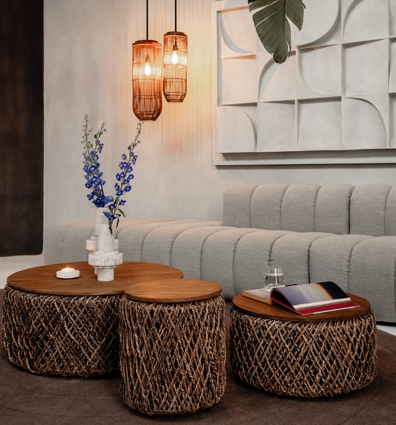 Bright Tub Hanging Lamp