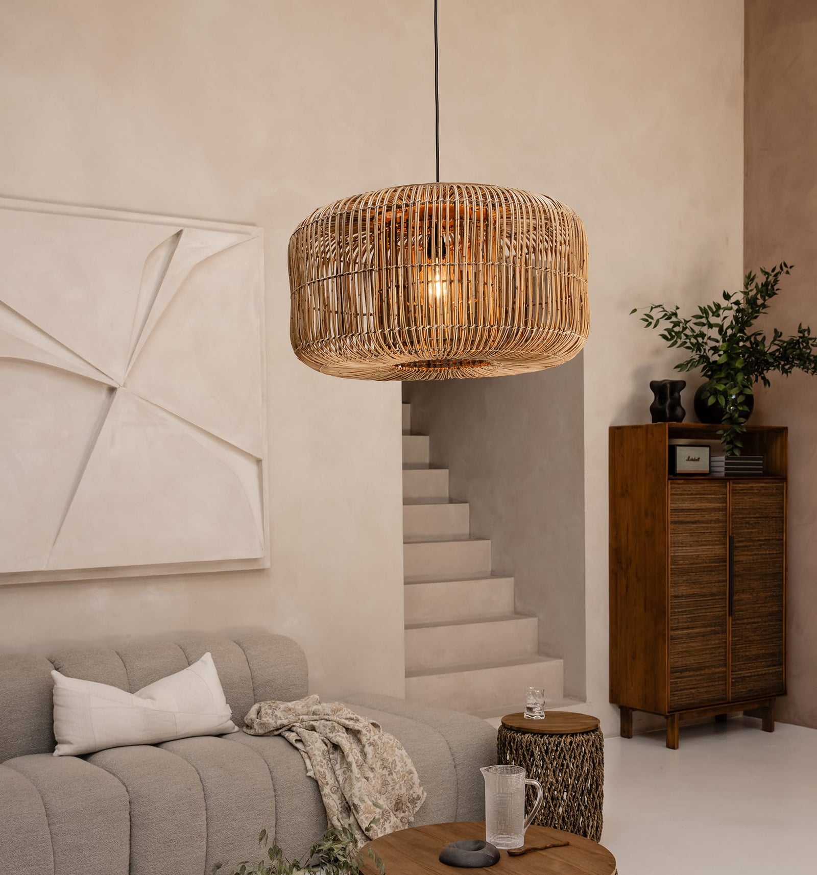 Bright Bucket Hanging Lamp