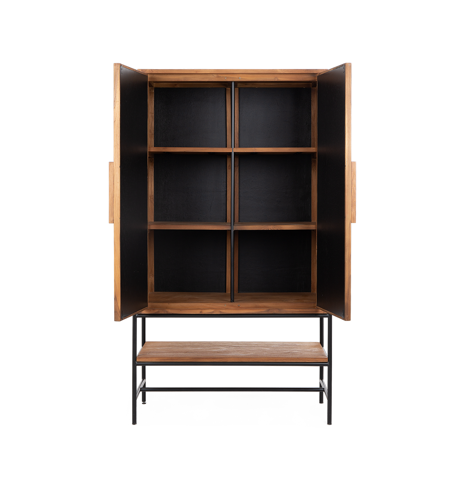 Coco Cabinet 2 Doors 1 Open Rack