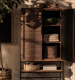 Coco Cabinet 2 Doors 1 Open Rack