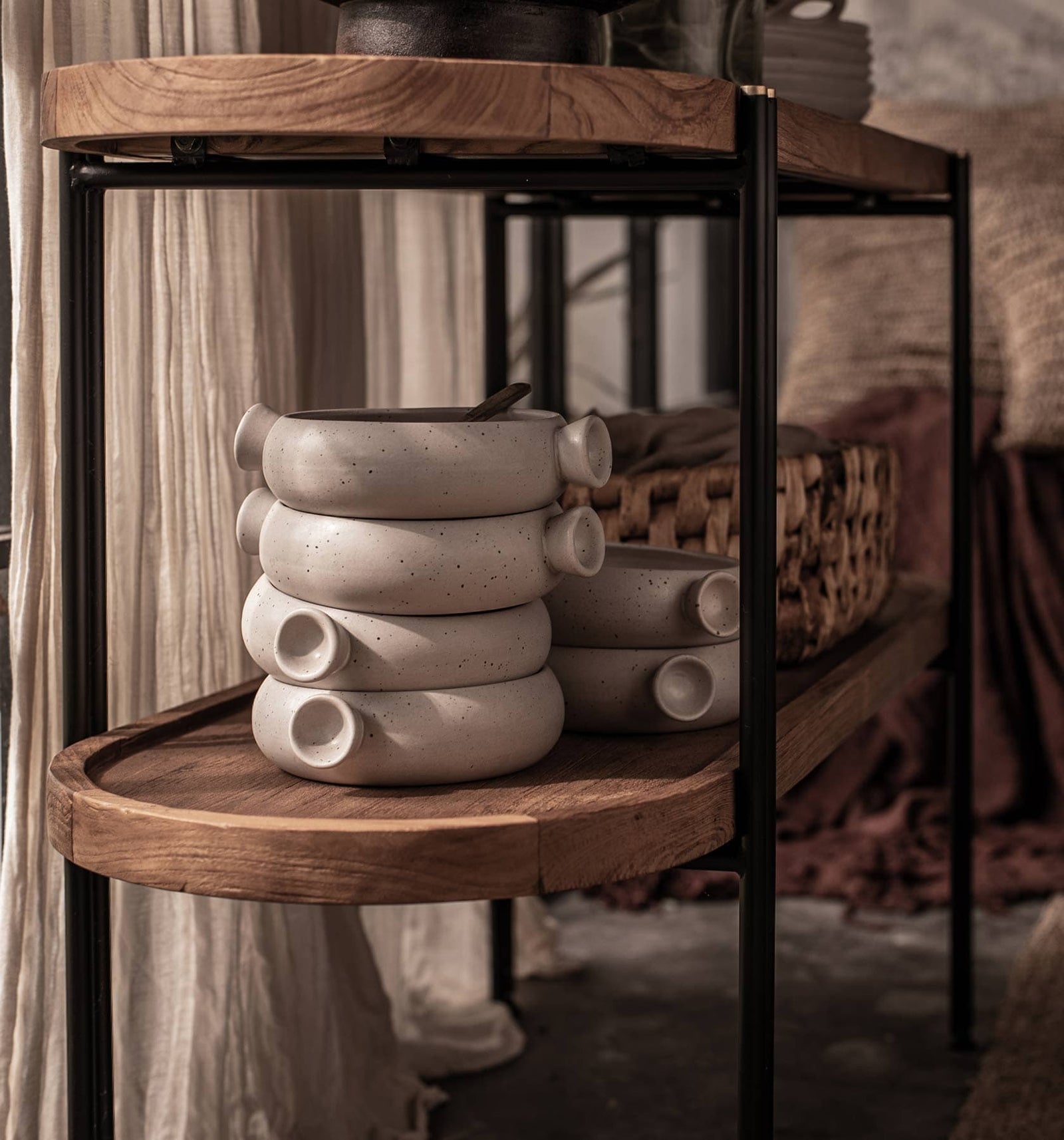 Coco Side Table 2 Tops (Second Chance)