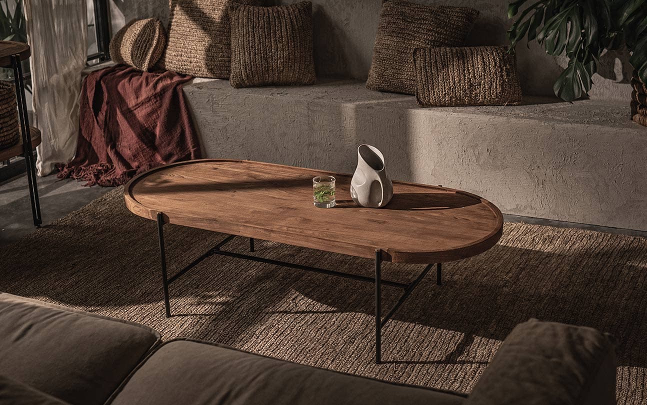 Coco Oval Coffee Table (Discontinued Stock)