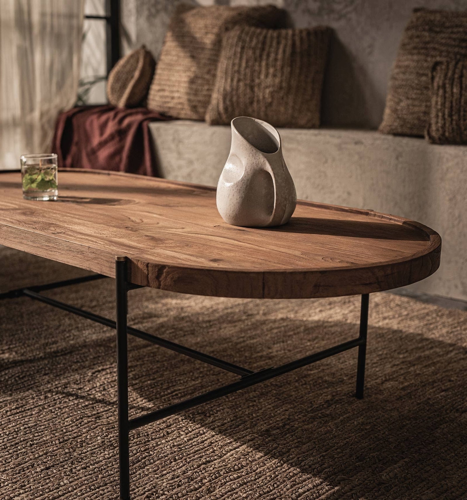 Coco Oval Coffee Table (Second Chance)