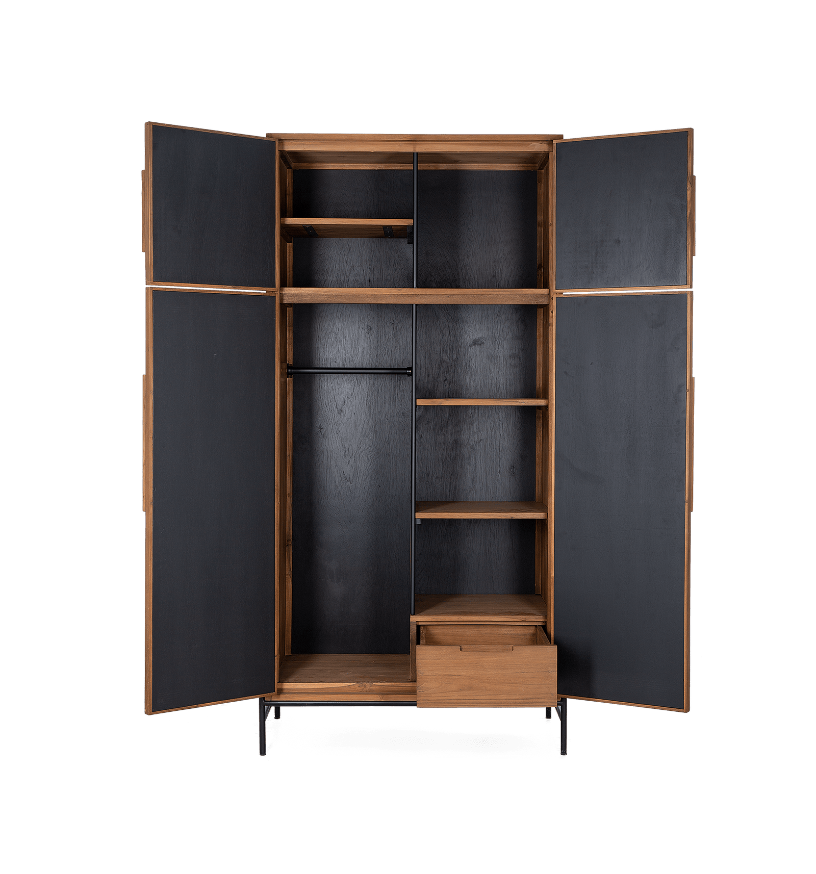 Coco Wardrobe 4 Doors 1 Drawer