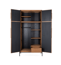 Coco Wardrobe 4 Doors 1 Drawer