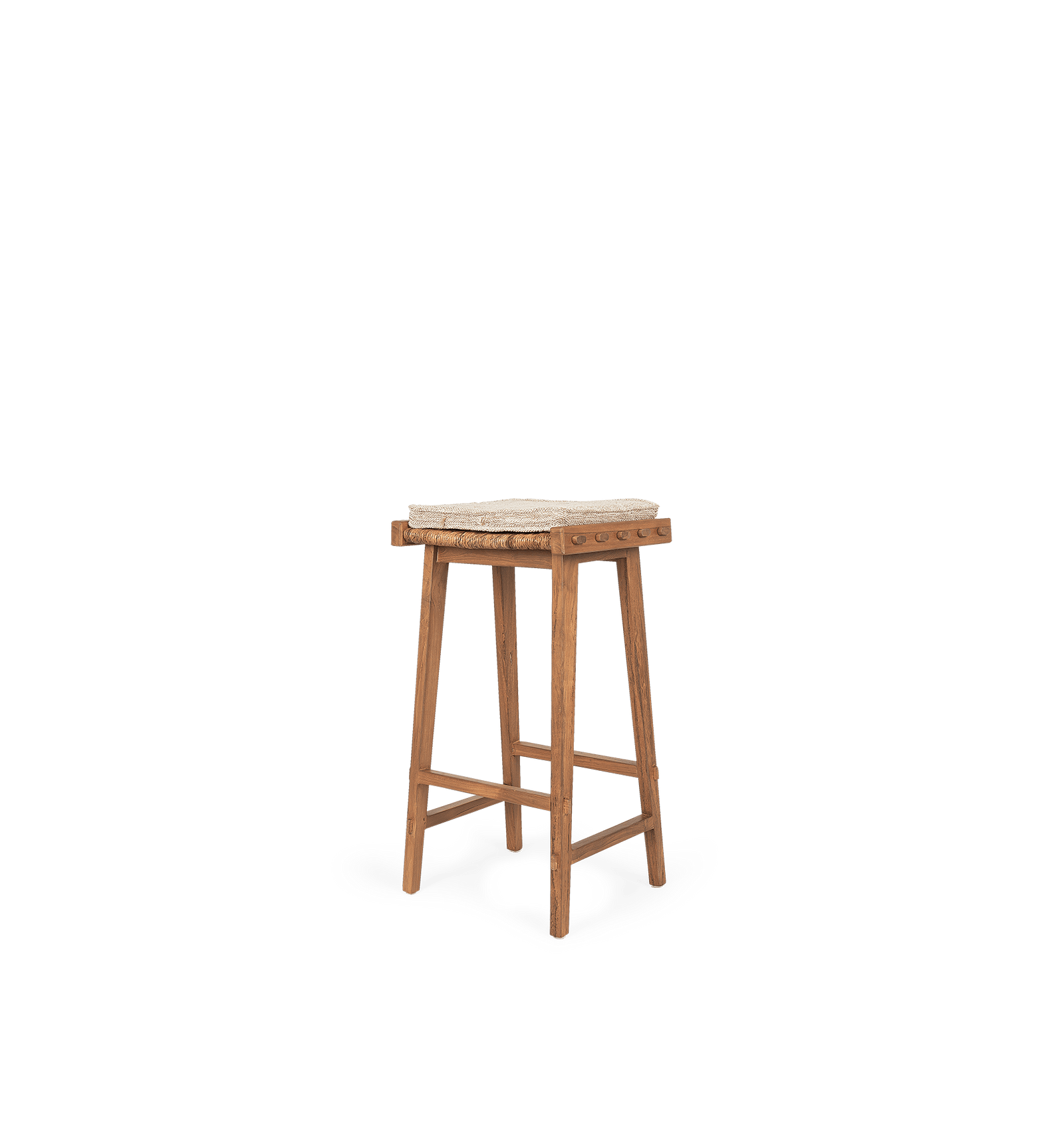 Caterpillar Bar Stool Cushion Jute