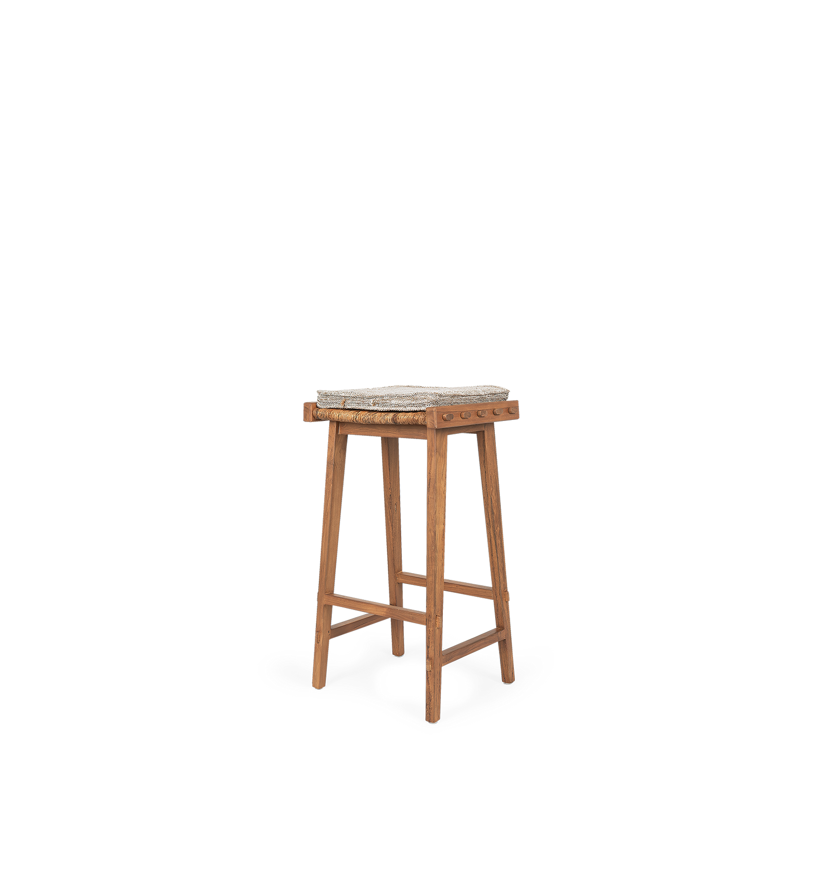 Caterpillar Bar Stool Cushion Jute