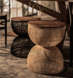 Collectables wave side table pure