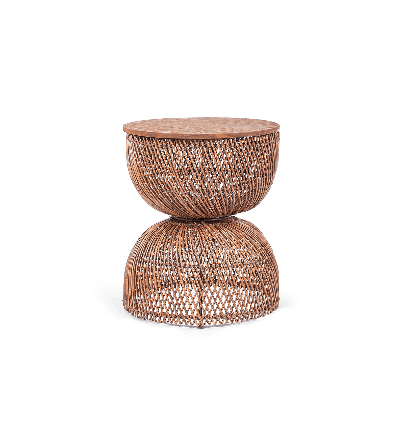 Wave Side Table Brown (Second Chance)