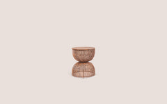 Wave Side Table Brown (Second Chance)