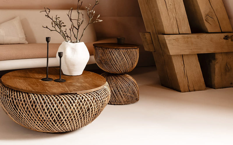 Wave Side Table Kulit