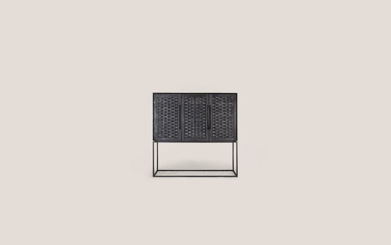 Karma Cabinet 3 Doors In Charcoal