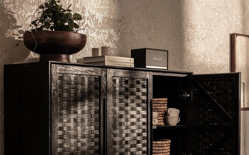 Karma Cabinet 3 Doors In Charcoal