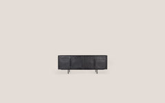 Karma Charcoal Low Dresser 4 Doors