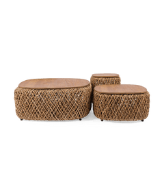 Knut Square Coffee Table Set of 3