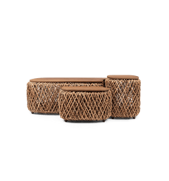 Knut Square Padi Coffee Table Set of 3