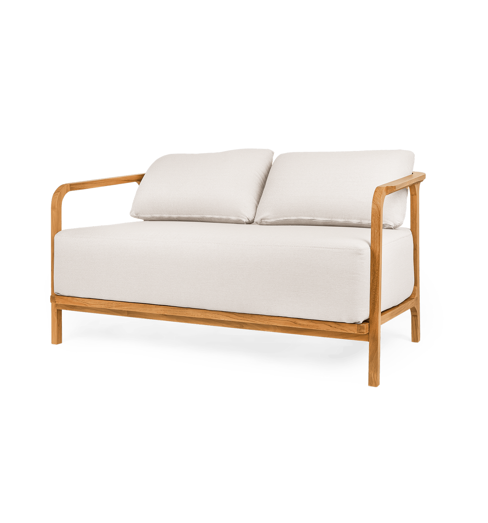 Classy Sofa Custard - 2 Seats