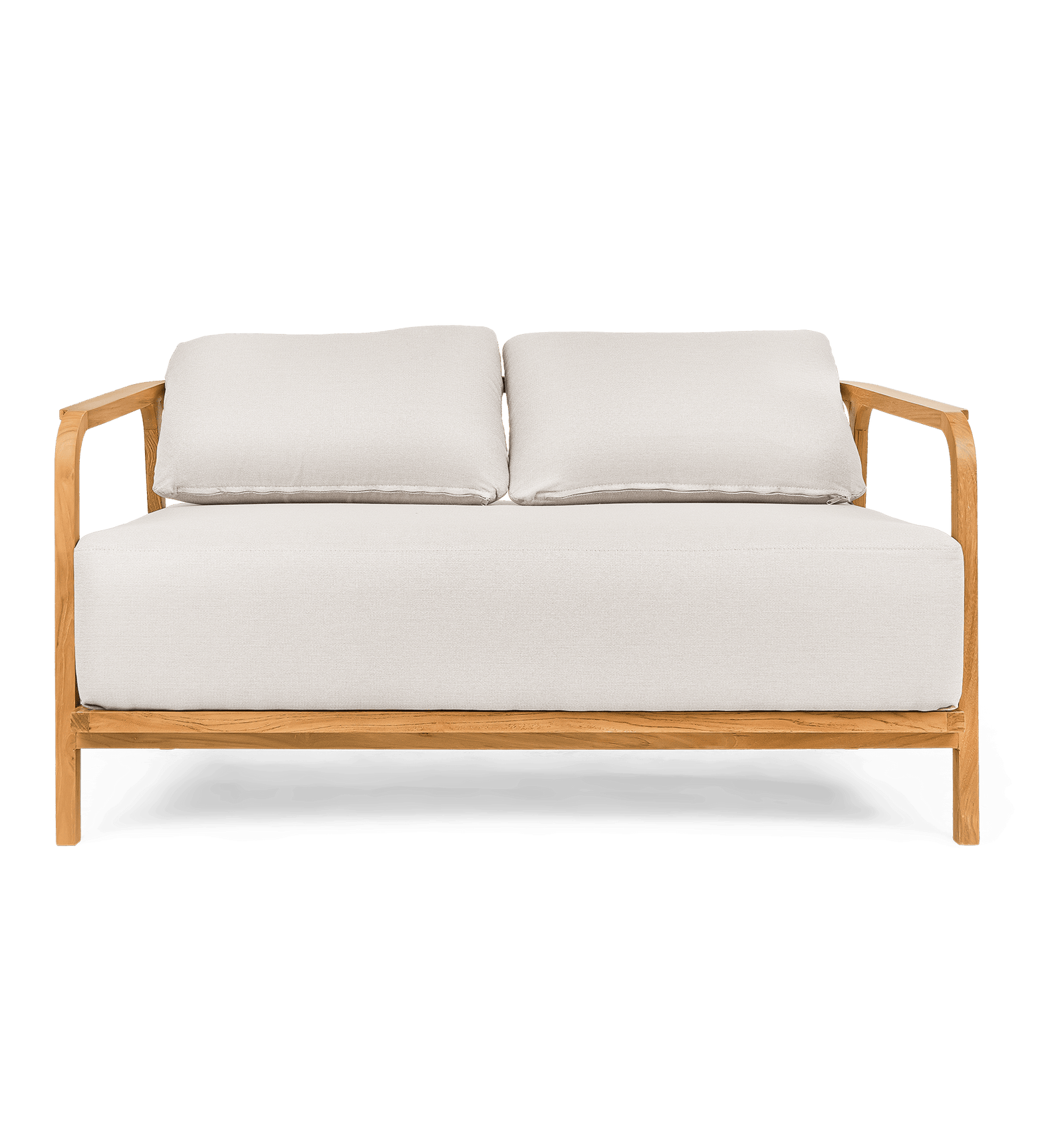 Classy Sofa Custard - 2 Seats