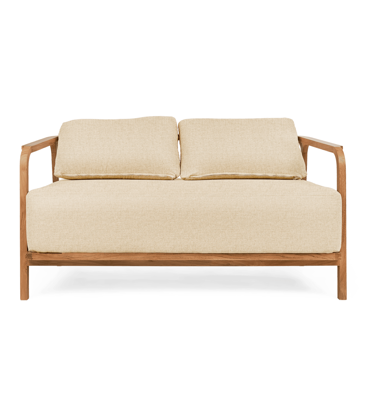 Classy Sofa Pale Khaki - 2 Seats
