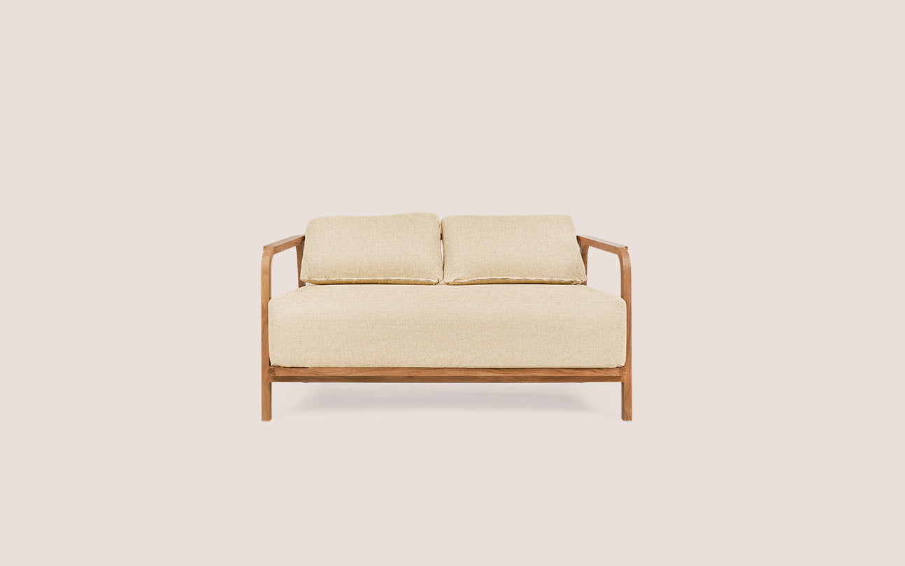 Classy Sofa Pale Khaki - 2 Seats