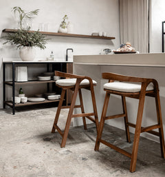 Bibo Kitchen and Bar Stool Cushion Custard