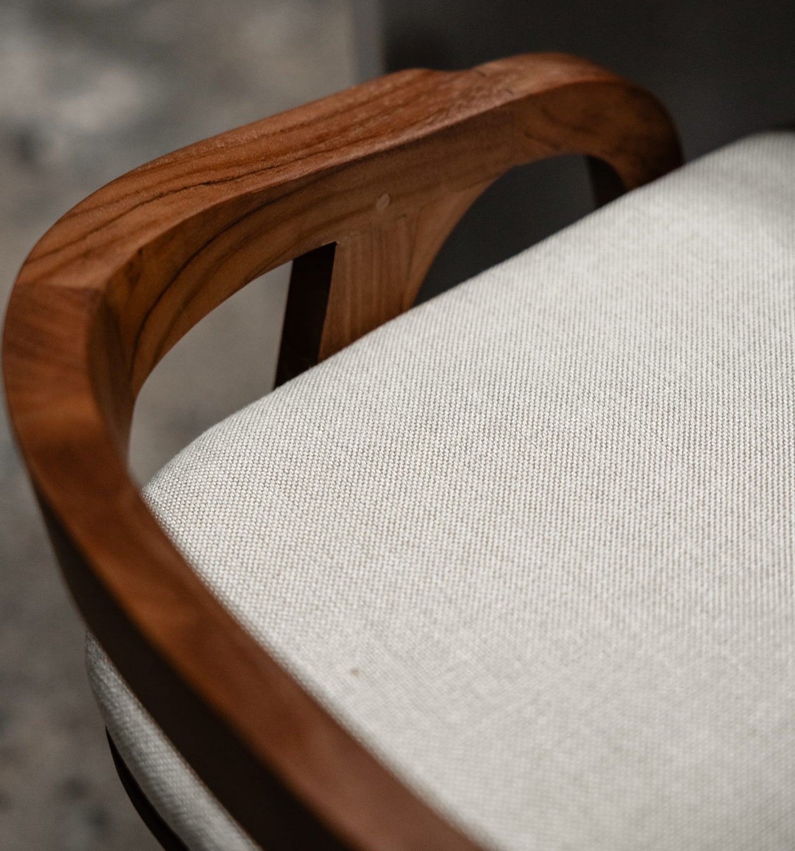 Bibo Kitchen and Bar Stool Cushion Custard