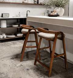 Bibo Kitchen and Bar Stool Cushion Pale Khaki