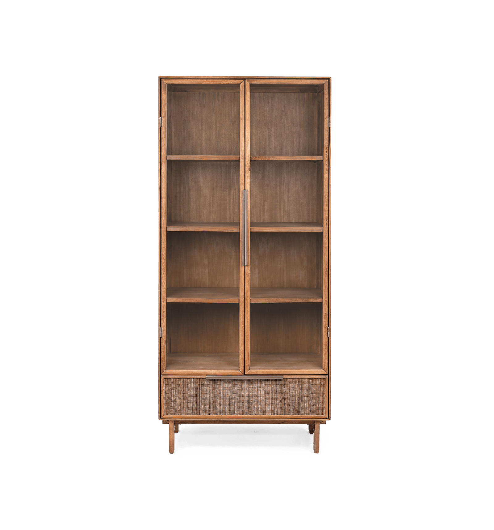 Grace Cabinet 2 Glass Doors 1 Drawer