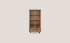 Grace Cabinet 2 Glass Doors 1 Drawer