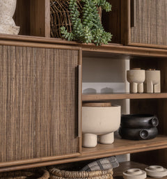 Grace Cabinet 3 Sliding Doors 1 Drawer