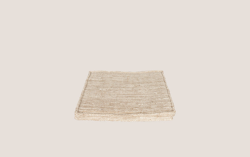 Caterpillar Bar Stool Cushion Jute