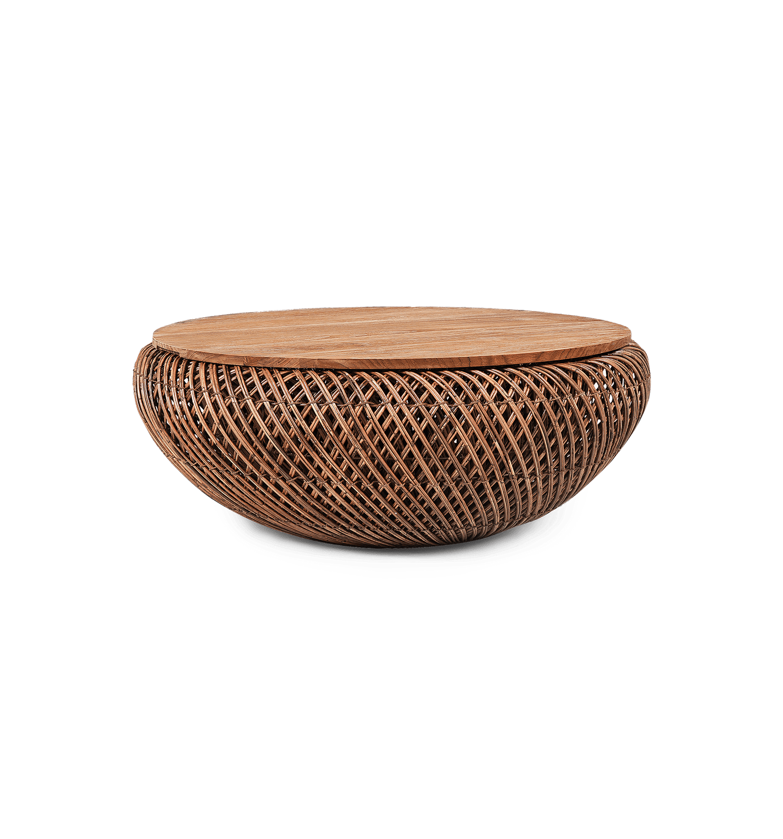 Wave Coffee Table Brown