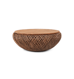 Wave Coffee Table Brown