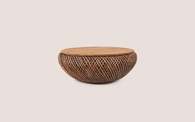 Wave Coffee Table Brown