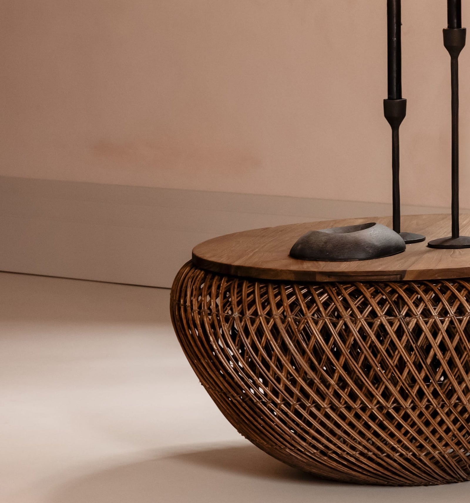 Wave Coffee Table Brown (Second Chance)