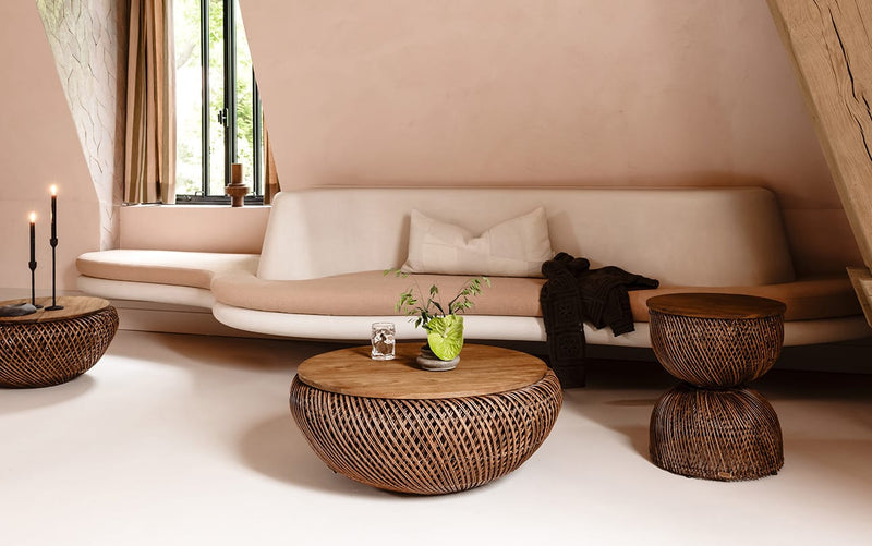 Wave Coffee Table Brown