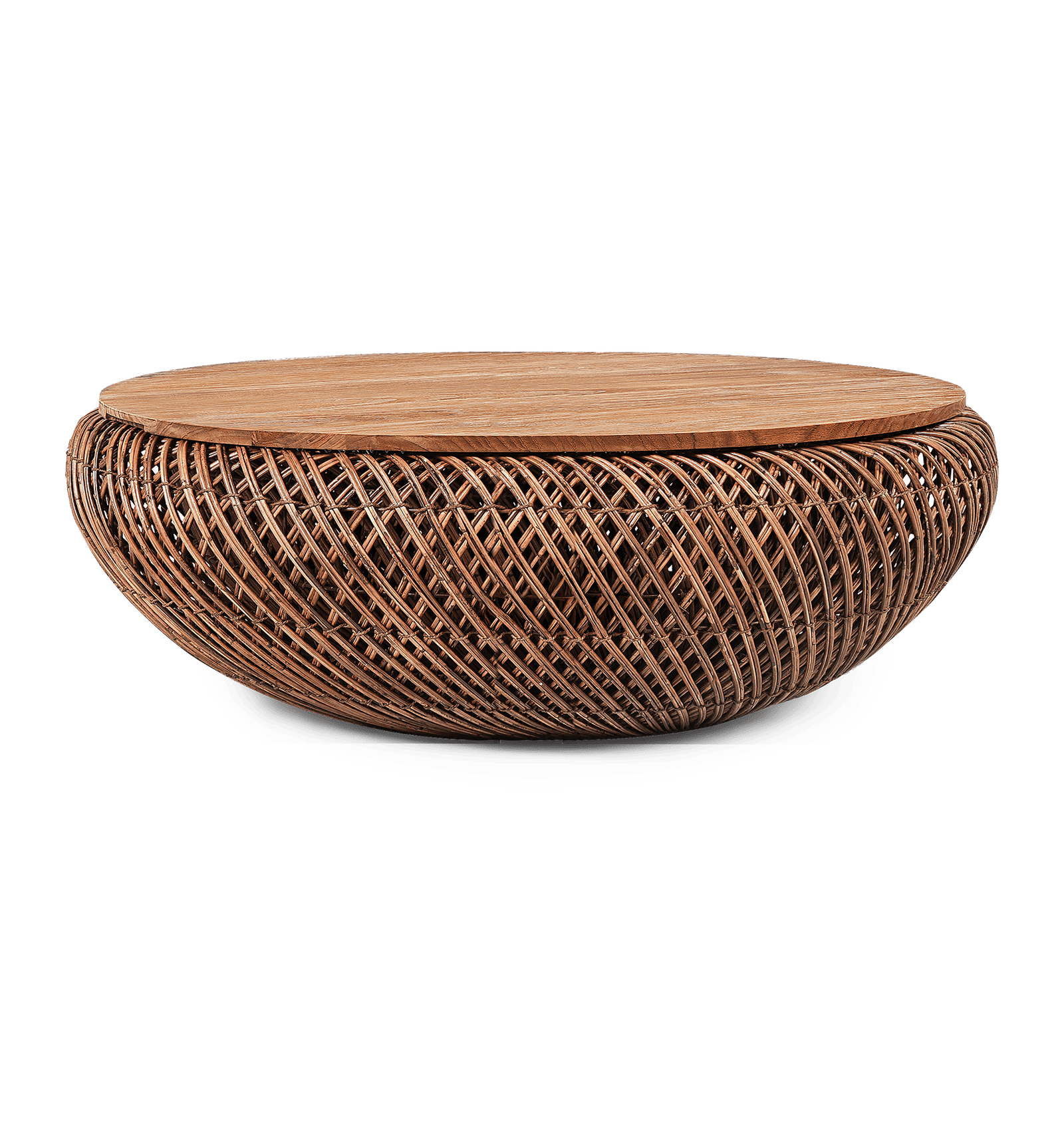 Wave Coffee Table Brown