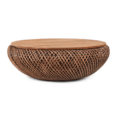 Wave Coffee Table Brown