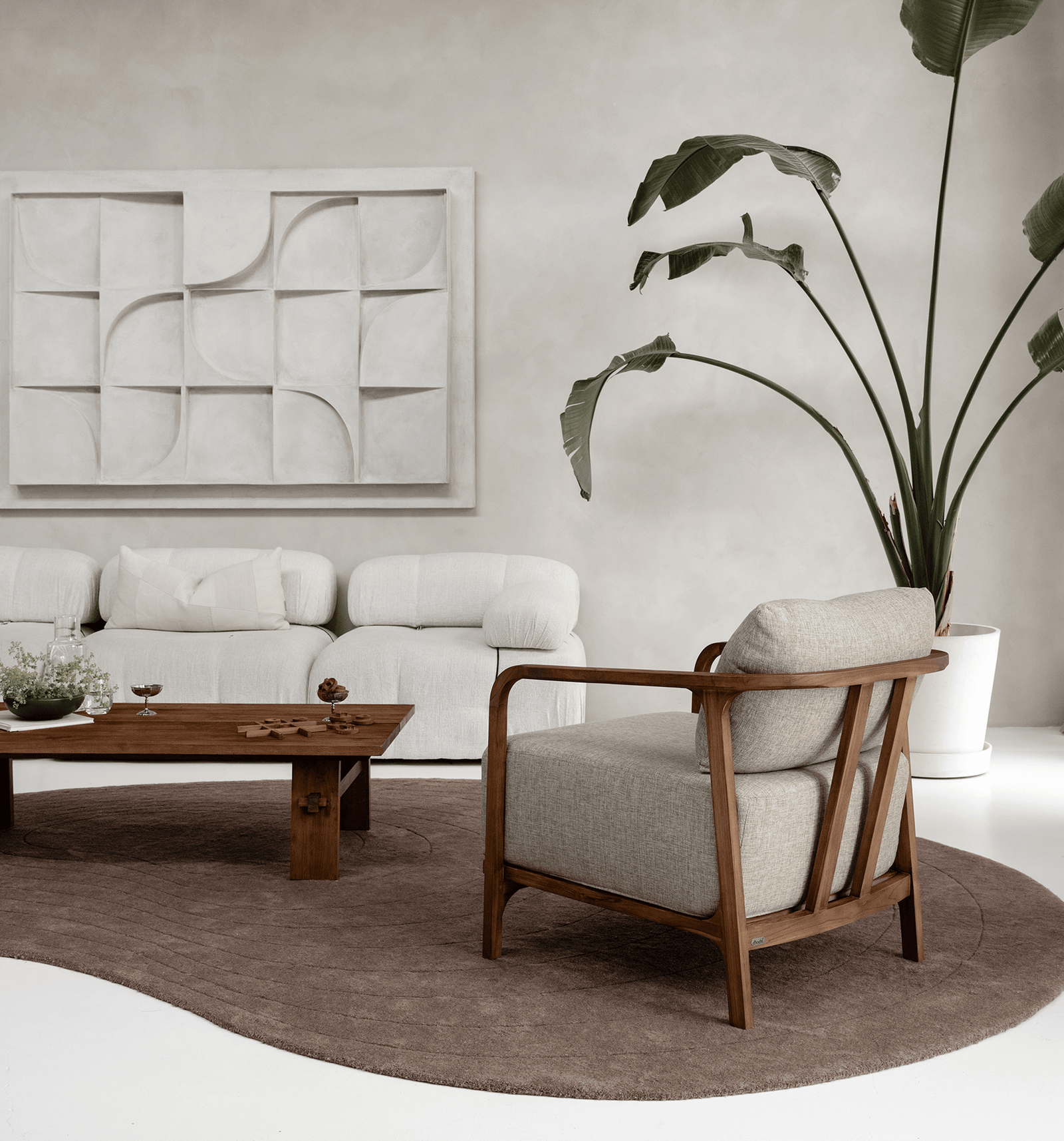 Classy Sofa Pale Khaki
