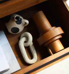 Cylinder Wood Vases