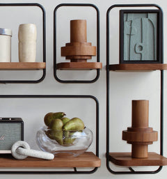 Cylinder Wood Vases